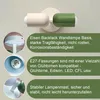 Europäische Wandleuchte - E27-Sockel, creme + grün, Produktbild-Vorschau 3