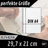 perfect ideaz 96 seitiges A4 Skizzenbuch schwarz, Produktbild-Vorschau 2