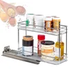 ONVAYA® Gewürzregal ausziehbar | Doppelkorb | Gewürzständer Produktbild-Vorschau 1