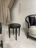 Casa Padrino Luxus Barock Beistelltisch Schwarz - Runder Produktbild-Vorschau 2