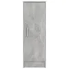 vidaXL Scarpiera grigio cemento 32x35x92 cm materiale a Anteprima dell’immagine prodotto 14