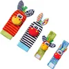 Bébé pied hochet chaussettes animal peluche rempli de coton Voir les images du produit 4
