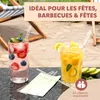 Pailles en verre Bremermann, 6 pièces, longueur 15 cm, avec Voir les images du produit 2