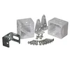 rewagi® Staffe per tende in PVC - 2 pezzi, bianco, plastica Anteprima dell’immagine prodotto 2