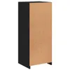 A black and brown sideboard is shown from the side against a white background. Anteprima dell’immagine prodotto