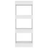 vidaXL Bücherregal/Raumteiler Weiß 40x30x103 cm Produktbild-Vorschau 12