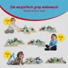 Zestaw magnetycznych klocków do budowania pociągów, zabawka Podgląd zdjęcia produktu 4