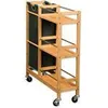 Nischenregal Bambus, mit Polyesterkorb, 20 x 78 x 68 cm Produktbild-Vorschau 2