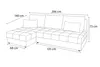 AX LIVING Ecksofa Klein mit Schlaffunktion Dolceo Gelb Produktbild-Vorschau 3