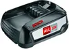 A black Bosch 18V battery pack is shown against a white background. Anteprima dell’immagine prodotto