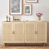 MODFU Buffet Bas 4 Portes, Bahut de Rangement pour Salon ou Voir les images du produit 3