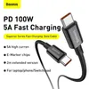 Baseus, USB-C / USB-C Kabel 100W 2m Schnellladung, Schwarz Produktbild-Vorschau 20
