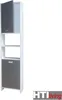 Badschrank Hochschrank Thekla mit Türen und Ablagen Produktbild-Vorschau 3