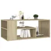 vidaXL Konferenční stolek Sonoma dub 100x50x40 cm materiál Náhled obrázku produktu 4