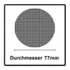Mirka ABRANET Schleifscheiben Grip Ø 77mm Durchmesser P240 Produktbild-Vorschau 4