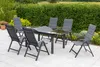 Merxx Gartenmöbel Set Taviano 7tlg., 6 Klappsessel, Produktbild-Vorschau 3