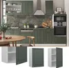 Hängeschrank Vicco Fame-Line Grün-Gold Landhaus 50 cm, Produktbild-Vorschau 2