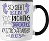 Trendation - Katzencafégänger Tasse So Sieht Ein Richtig Produktbild-Vorschau 1