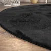 Teppich Rund Fellteppich Kunstfell Plüsch Bettvorleger Produktbild-Vorschau 2