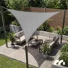 Sonnensegel dreieckig Grau MalTec Wasserdichter 4x4x4m Produktbild-Vorschau 3