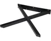 Dieda Tischbein X-Form schwarz Maße: 71,0 x 70,0 x 10,0 cm Produktbild-Vorschau 4