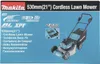 Makita DLM534Z, tosaerba a spinta, 2300 m², 53 cm, 2 cm, 10 Anteprima dell’immagine prodotto 2