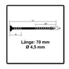 SPAX Fassadenschraube Linsensenkkopf 4.5x 70 TX20 mit Produktbild-Vorschau 4
