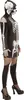 Skelettlady Kleid mit Kapuze S Produktbild-Vorschau 4
