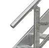 5 Stufen Stahltreppe beidseitig. Geländer Breite 130cm Produktbild-Vorschau 3