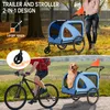 Sepnine 10202NS Remorque Vélo Chien 2-in-1 Bleu 110 lb Voir les images du produit 7