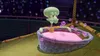 Squidward Tentacles sitting in a pink bubble bath in a basket. Podgląd zdjęcia produktu