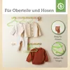 Bieco Kleiderbügel Kinder 32 St. Grün | Länge ca 30 cm | Produktbild-Vorschau 4