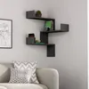 DECORTIE Luksa Eckwandregal Modernes Bücherregal Produktbild-Vorschau 1