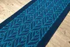 TAPIS DE COULOIR ANTIDÉRAPANT PIÓRA plumes bleu foncé 80cm Voir les images du produit 4