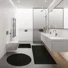 Tapis de bain moderne Tapis de salle de bain Shaggy Voir les images du produit 1