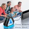 Four people playing video games together, with a charging station for game controllers in the foreground. Produktbild-Vorschau