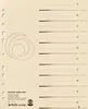Herlitz Intercalaire A4 carton manila chamois paquet de 50 Voir les images du produit 1
