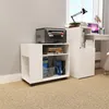 Armoire à roulettes blanche Mondeer avec séparateurs Voir les images du produit 2