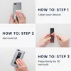 kwmobile Smartphone Fingerhalter mit Standfunktion - Handy Produktbild-Vorschau 3