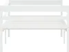 vidaXL Lit en bois massif pin blanc 90x200 cm Voir les images du produit 5