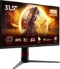 A promotional image of an AOC gaming monitor displaying a vibrant game scene. Podgląd zdjęcia produktu