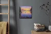Coloray Uhr auf Leinwand 30x30 cm Wand Uhr Dekoration Produktbild-Vorschau 4