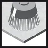 Brosse boisseau PRO Metal heavy, 75 x 0,5 mm, filet Voir les images du produit 24
