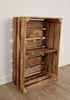 Holzkiste mit Regal, 60x40x20 cm, Aufbewahrung und Produktbild-Vorschau 2