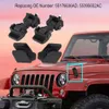 Set di 2 chiusure per cofano motore e supporti per Jeep Anteprima dell’immagine prodotto 7