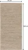 A rectangular rug shown from above. Produktbild-Vorschau