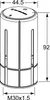 Testa termostatica Heimeier modello B bianco 2500-00.500 Anteprima dell’immagine prodotto 5