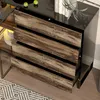Sideboard 160x40x95cm Schwarz Vintage-Holzoptik, Vitrine Produktbild-Vorschau 8
