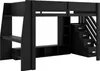 Lit mezzanine en bois 140 x 200 cm avec bureau, éclairage Voir les images du produit 9