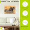 ARTland Leinwandbild Steppenelefanten Größe: 80x60 cm Produktbild-Vorschau 2